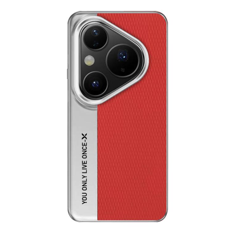 For Huawei Pura 80 Camera Design Diamond Texture Leather PC Phone Case
