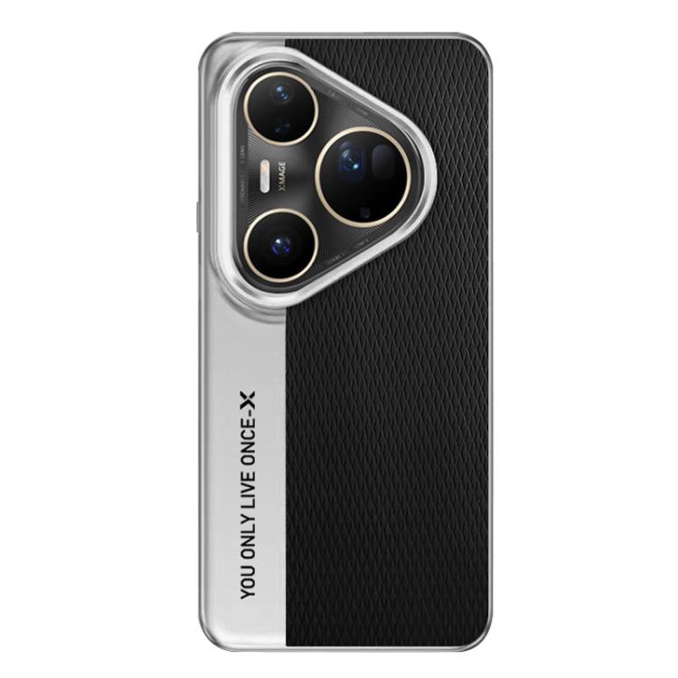 For Huawei Pura 80 Ultra Camera Design Diamond Texture Leather PC Phone Case