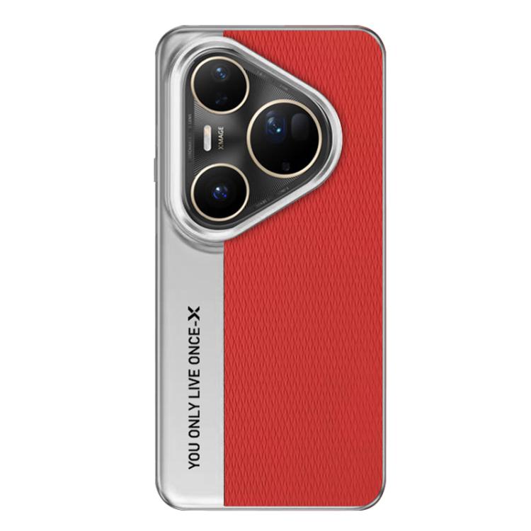 For Huawei Pura 80 Ultra Camera Design Diamond Texture Leather PC Phone Case