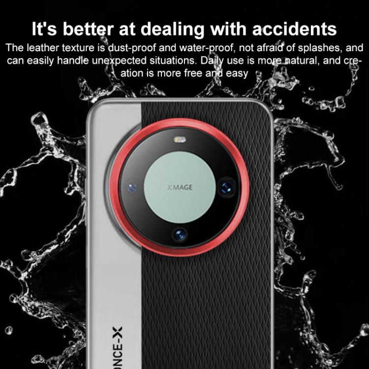 For Huawei Mate 60 Camera Design Diamond Texture Leather PC Phone Case