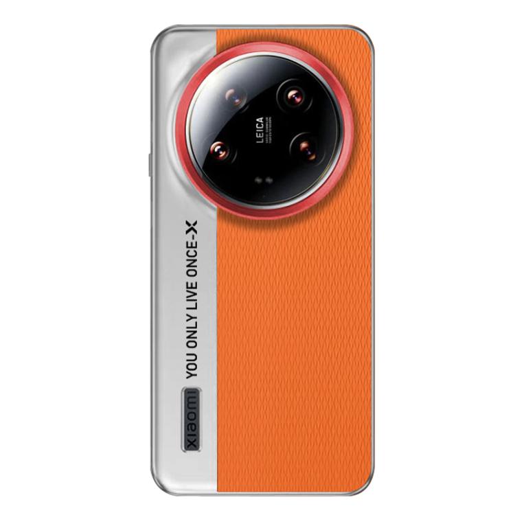 For Xiaomi 14 Ultra Camera Design Diamond Texture Leather PC Phone Case