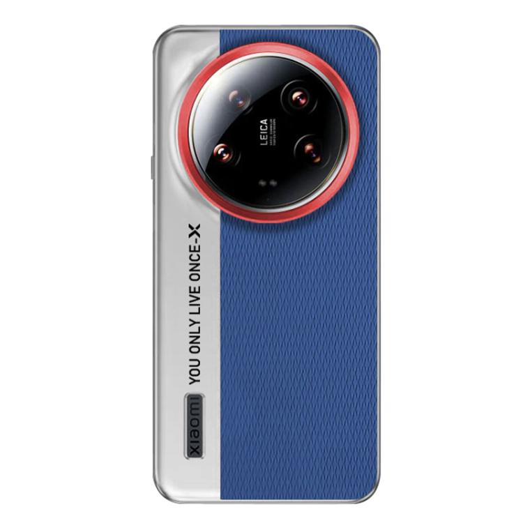 For Xiaomi 14 Ultra Camera Design Diamond Texture Leather PC Phone Case