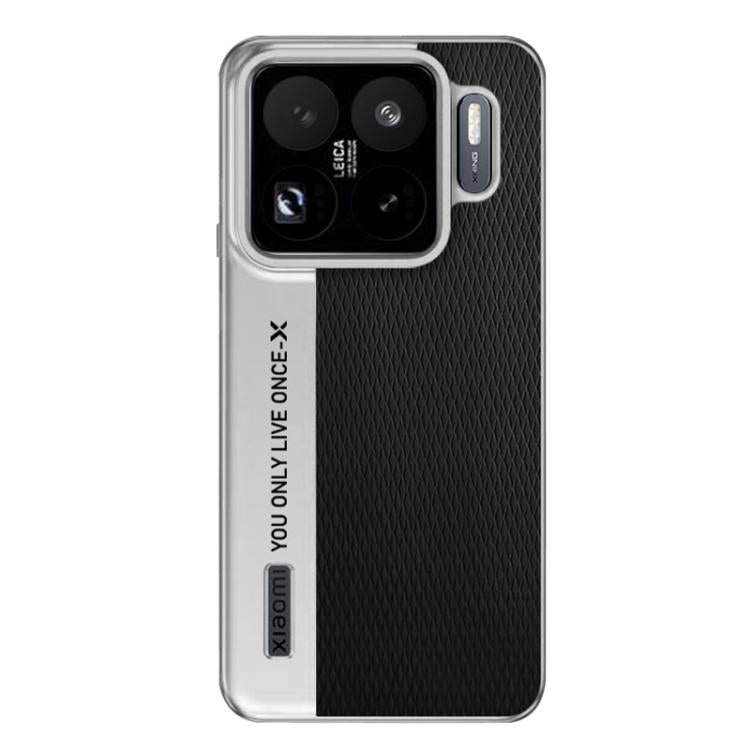 For Xiaomi 15S Pro Camera Design Diamond Texture Leather PC Phone Case