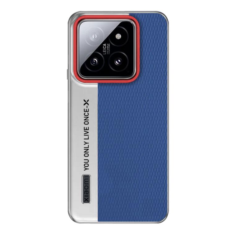 For Xiaomi 14 Pro Camera Design Diamond Texture Leather PC Phone Case