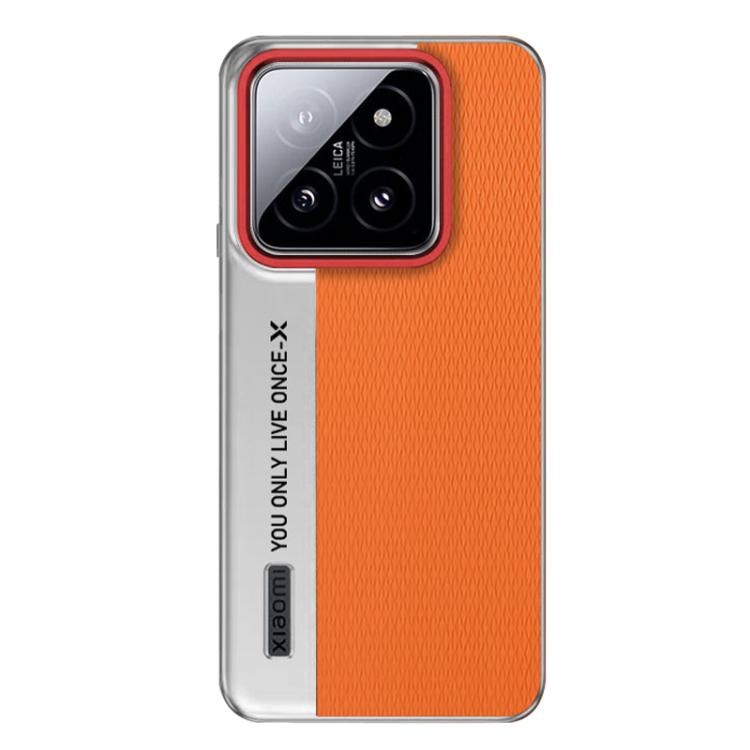 For Xiaomi 14 Camera Design Diamond Texture Leather PC Phone Case