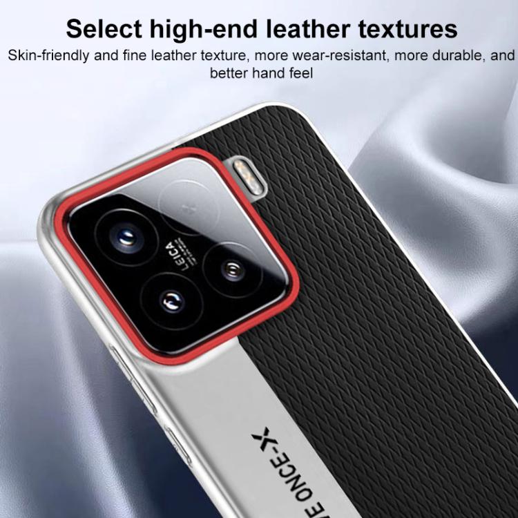 For Xiaomi 15 Ultra Camera Design Diamond Texture Leather PC Phone Case