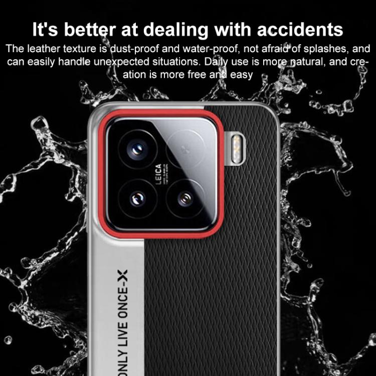 For Xiaomi 15 Ultra Camera Design Diamond Texture Leather PC Phone Case