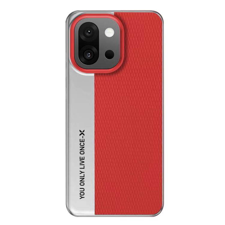 For OnePlus 13T Camera Design Diamond Texture Leather PC Phone Case