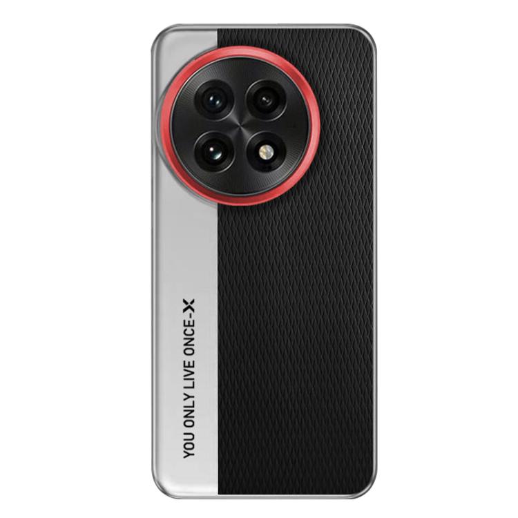 For OnePlus 13 Camera Design Diamond Texture Leather PC Phone Case