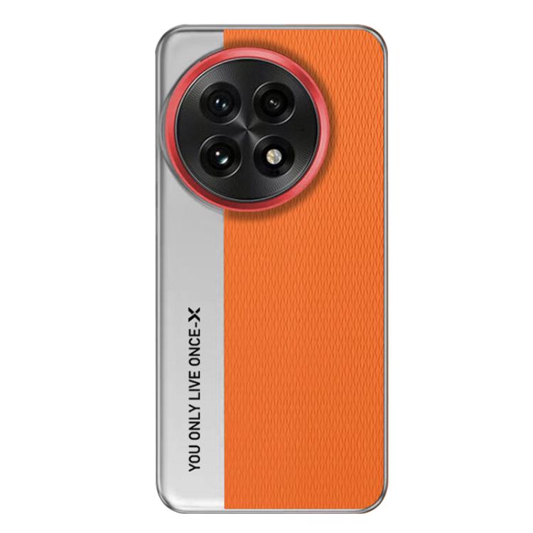 For OnePlus 13 Camera Design Diamond Texture Leather PC Phone Case