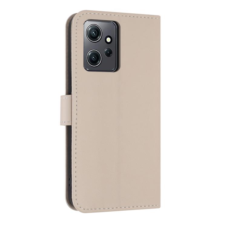 For Redmi Note 12 4G Metal Bow Leather Phone Case with Hand Strap