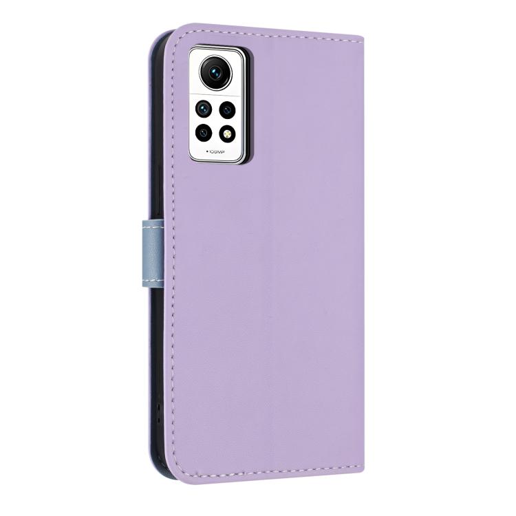 For Redmi Note 12 Pro 4G Global Metal Bow Leather Phone Case with Hand Strap