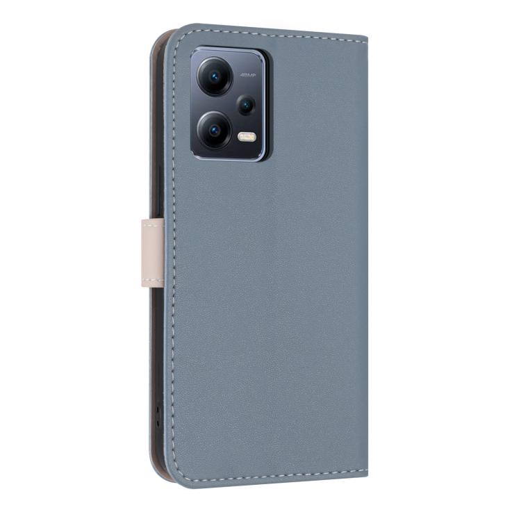 For Redmi Note 12 Pro 5G Metal Bow Leather Phone Case with Hand Strap