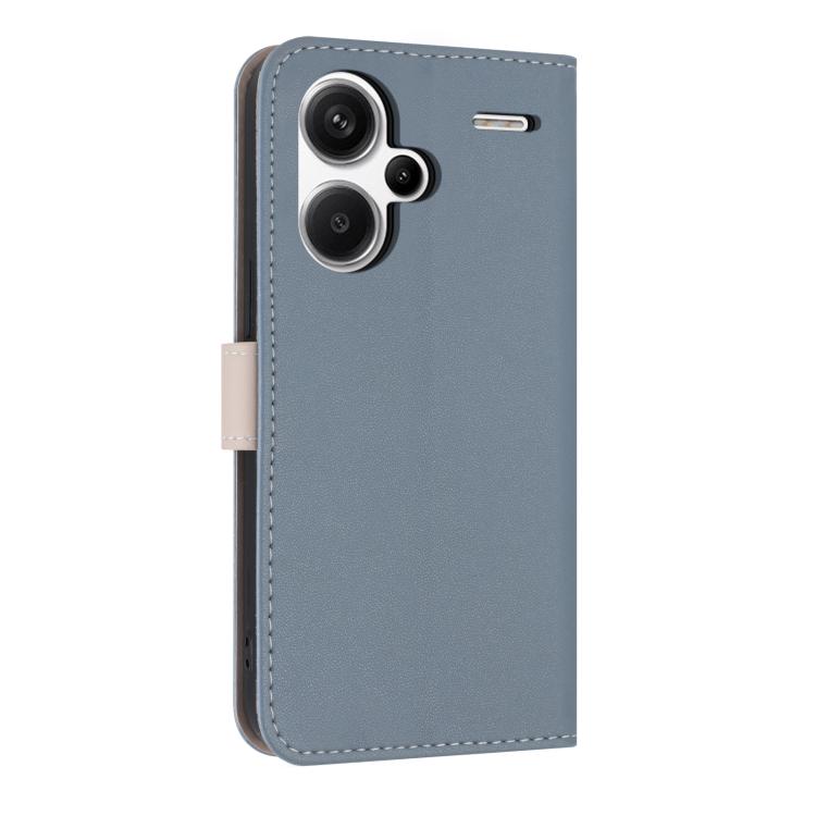 For Redmi Note 13 Pro+ Metal Bow Leather Phone Case with Hand Strap