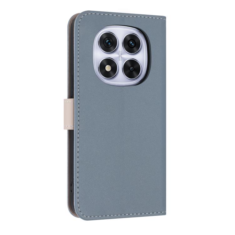 For Redmi Note 14 Pro 5G / 14 Pro+ Metal Bow Leather Phone Case with Hand Strap