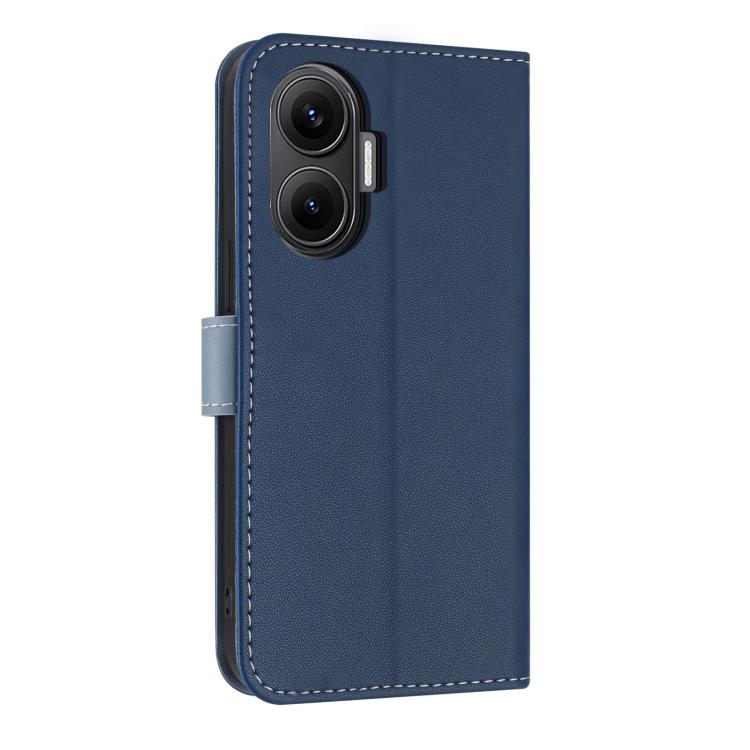 For Redmi Turbo 4 Pro / Poco X7 Pro Metal Bow Leather Phone Case with Hand Strap