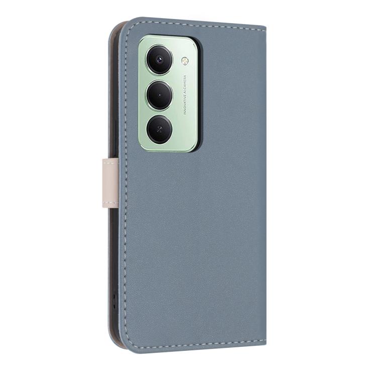 For Redmi 15 5G Global / 15 4G SEA 169.5mm Metal Bow Leather Phone Case with Hand Strap