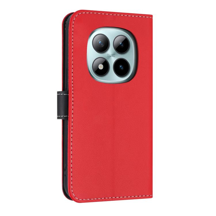 For Redmi Note 15 Pro 4G Global 163.2mm Metal Bow Leather Phone Case with Hand Strap