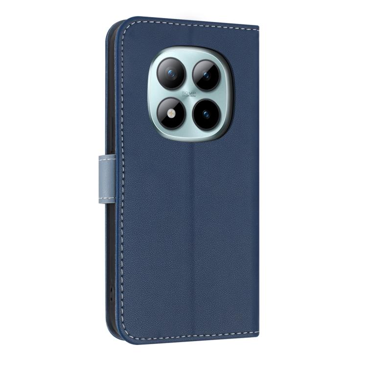 For Redmi Note 15 Pro 4G Global 163.2mm Metal Bow Leather Phone Case with Hand Strap