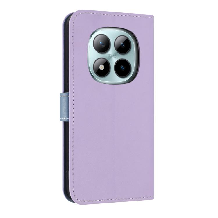 For Redmi Note 15 Pro 4G Global 163.2mm Metal Bow Leather Phone Case with Hand Strap