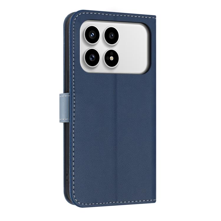 For Redmi K90 / Poco F8 Pro Metal Bow Leather Phone Case with Hand Strap
