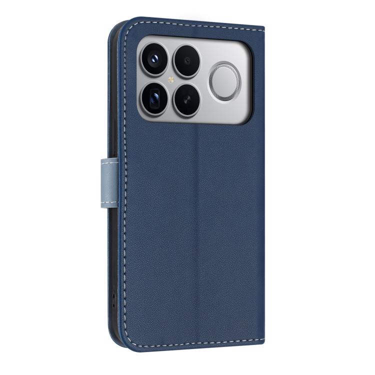 For Redmi K90 Pro Max / Poco F8 Ultra Metal Bow Leather Phone Case with Hand Strap