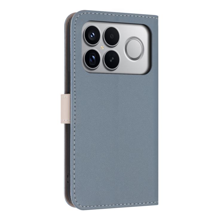 For Redmi K90 Pro Max / Poco F8 Ultra Metal Bow Leather Phone Case with Hand Strap