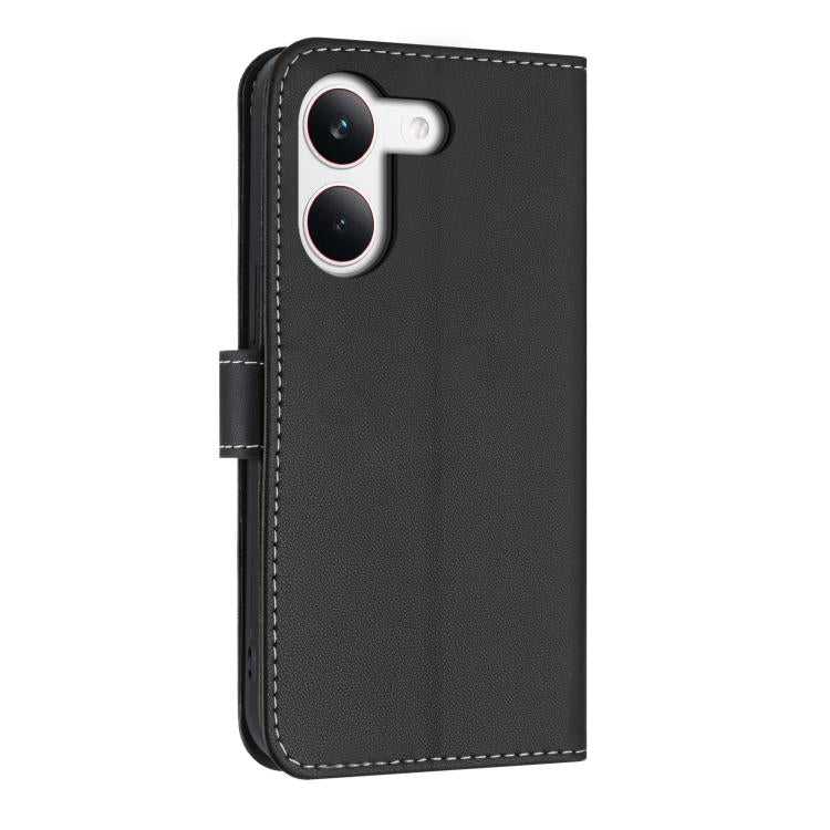 For Redmi Turbo 5 5G / Poco X8 Pro 5G Metal Bow Leather Phone Case with Hand Strap