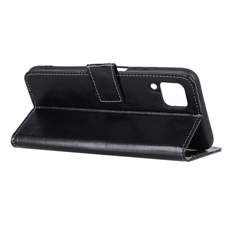 For Samsung Galaxy A42 5G Retro Crazy Horse Texture Horizontal Flip Leather Case with Holder & Card Slots & Photo Frame & Wallet