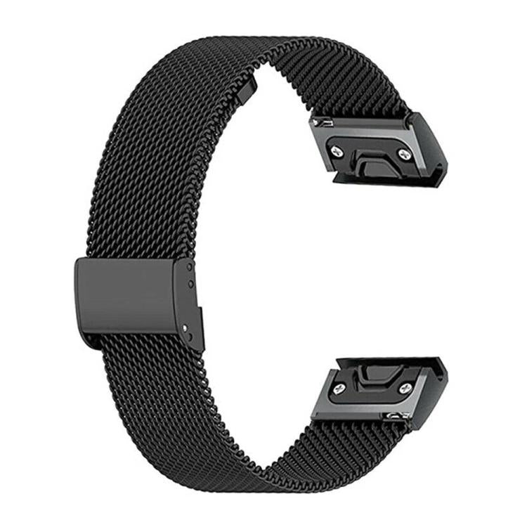 For Garmin Fenix 8/7X/6X/5X 26mm xDfind Milanese Metal Buckle Watch Band