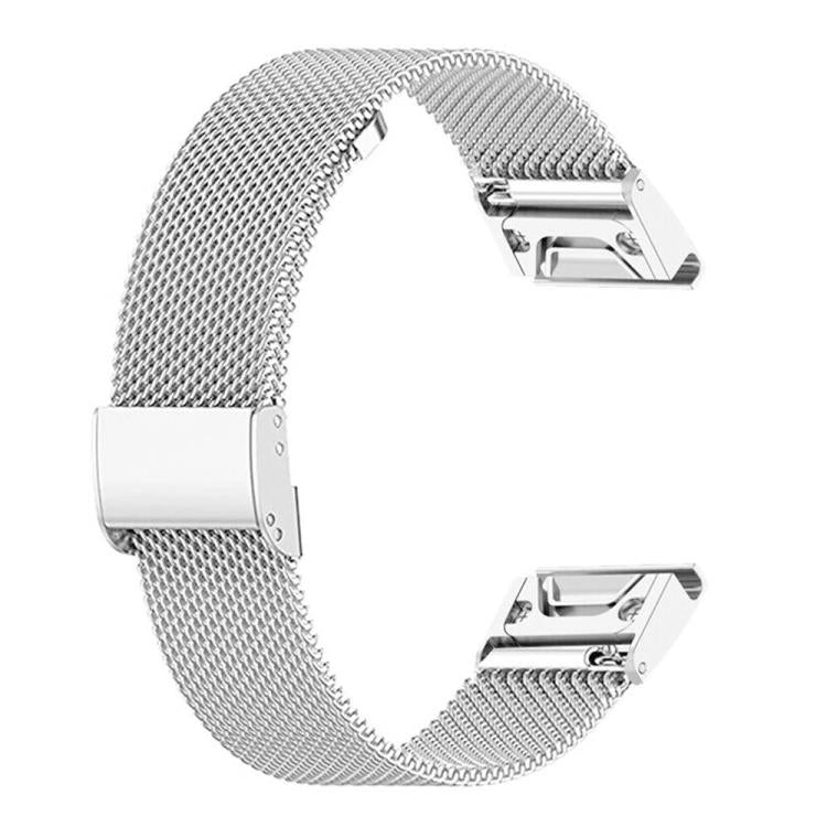 For Garmin Fenix 8/7X/6X/5X 26mm xDfind Milanese Metal Buckle Watch Band
