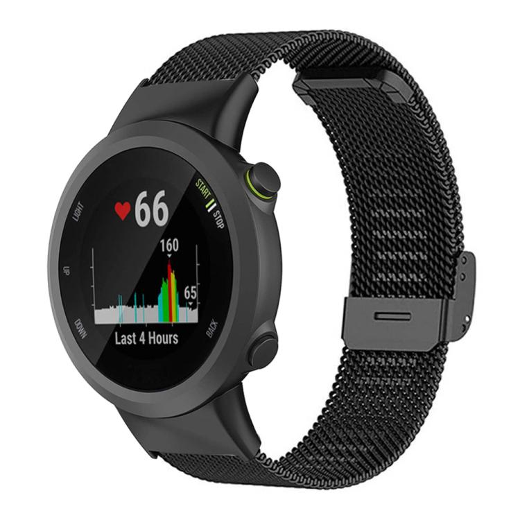 For Garmin Forerunner 45/45S/Swim2 18mm xDfind Milanese Metal Buckle Watch Band