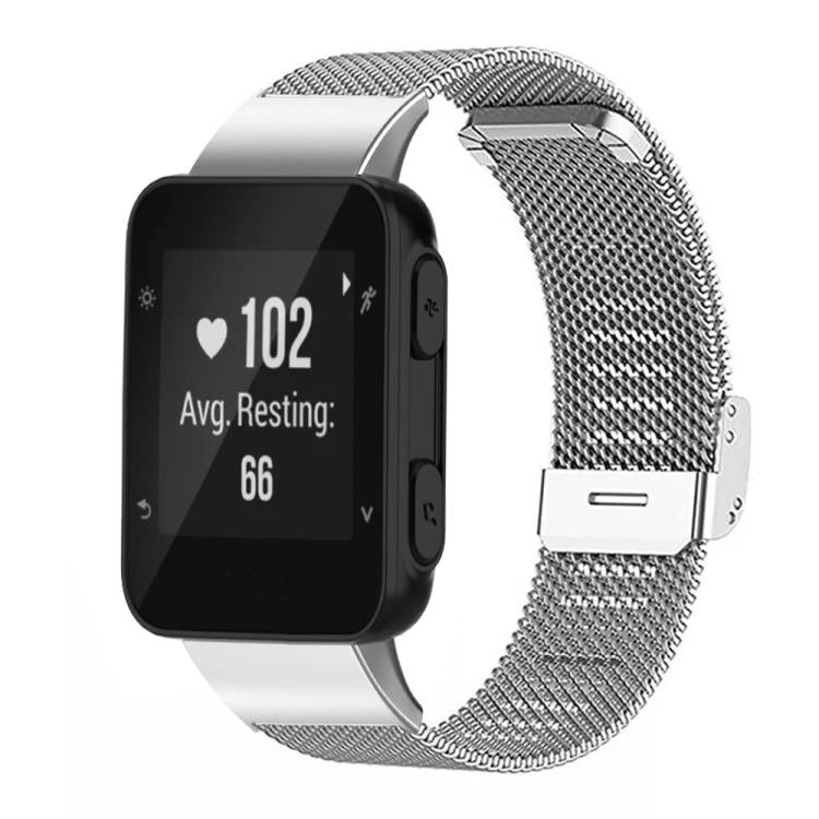 For Garmin Forerunner 35/30/35j 20mm xDfind Milanese Metal Buckle Watch Band