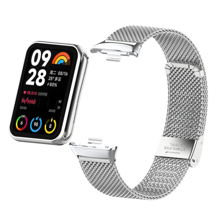 For Xiaomi Band 10 Pro / 9 Pro / Redmi Watch 6 xDfind Milanese Metal Buckle Watch Band