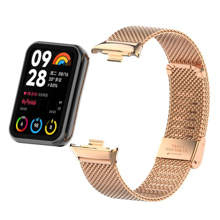 For Xiaomi Band 10 Pro / 9 Pro / Redmi Watch 6 xDfind Milanese Metal Buckle Watch Band