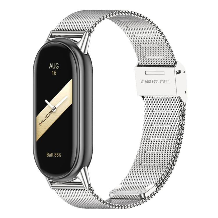 For Xiaomi Smart Band 10 / 9 / 8 NFC xDfind Milanese Metal Buckle Watch Band