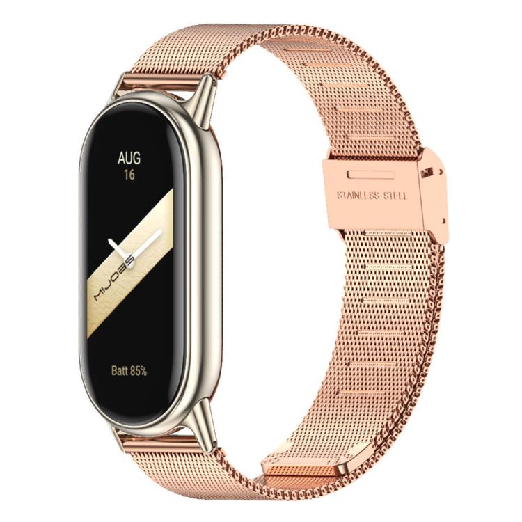 For Xiaomi Smart Band 10 / 9 / 8 NFC xDfind Milanese Metal Buckle Watch Band