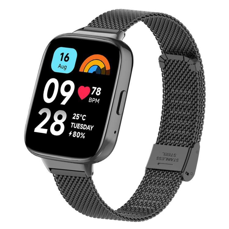 For Xiaomi Redmi Watch 3 20mm xDfind Milanese Metal Buckle Watch Band