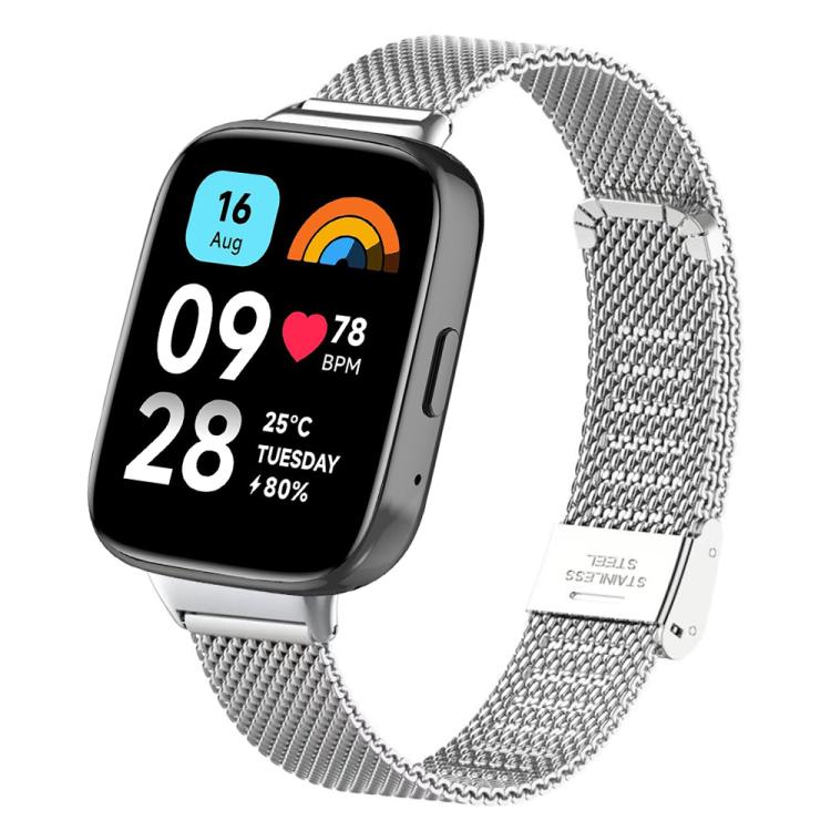 For Xiaomi Redmi Watch 3 20mm xDfind Milanese Metal Buckle Watch Band