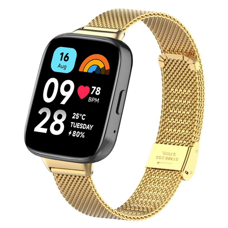 For Xiaomi Redmi Watch 3 20mm xDfind Milanese Metal Buckle Watch Band