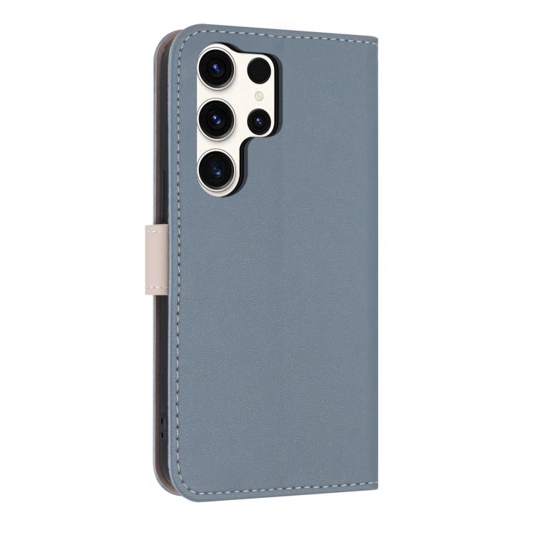 For Samsung Galaxy S25 Ultra 5G Metal Bow Leather Phone Case with Hand Strap