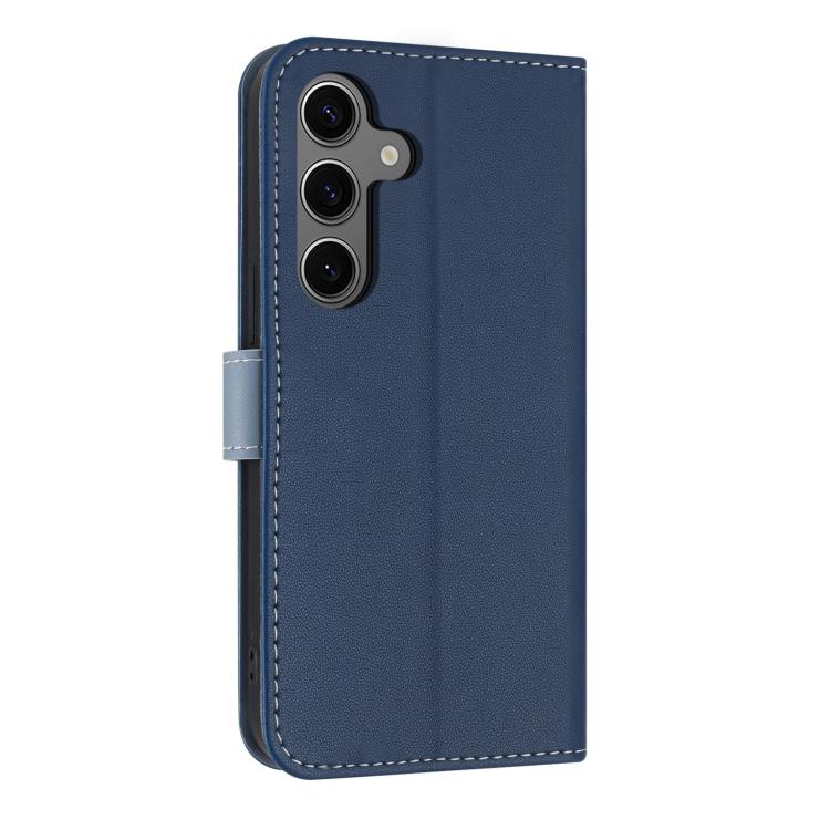 For Samsung Galaxy S25 / S24 5G Metal Bow Leather Phone Case with Hand Strap