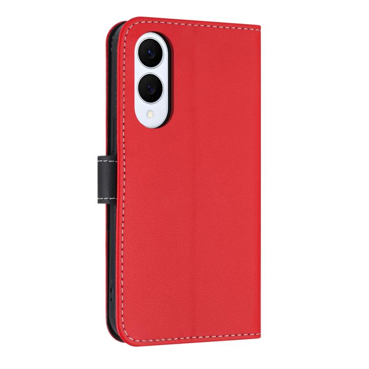 For Samsung Galaxy S25 Edge 5G Metal Bow Leather Phone Case with Hand Strap