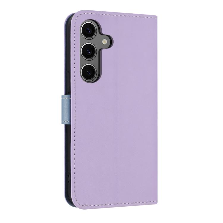 For Samsung Galaxy S25 FE 5G Metal Bow Leather Phone Case with Hand Strap