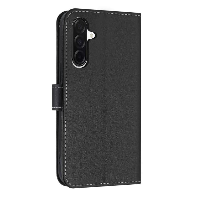 For Samsung Galaxy A26 5G / A17 5G Metal Bow Leather Phone Case with Hand Strap