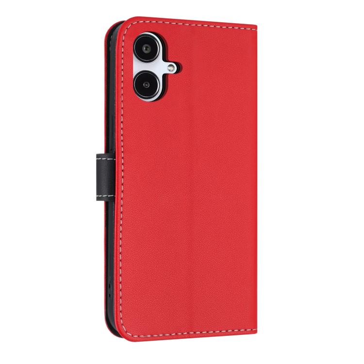For Samsung Galaxy A06  / A07 4G Metal Bow Leather Phone Case with Hand Strap