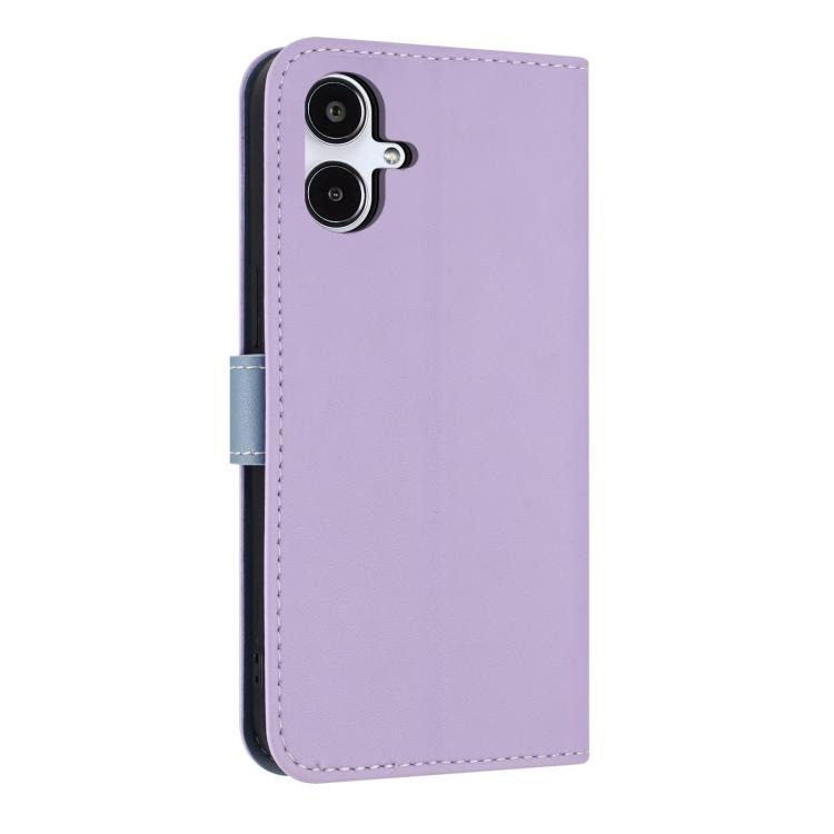 For Samsung Galaxy A06  / A07 4G Metal Bow Leather Phone Case with Hand Strap