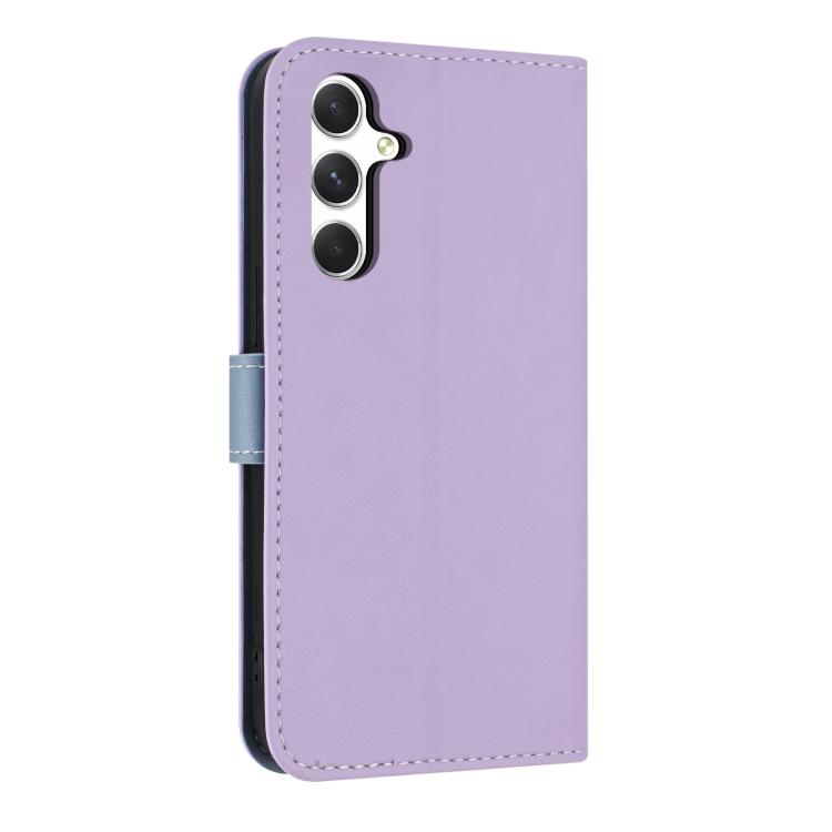 For Samsung Galaxy A57 5G Metal Bow Leather Phone Case with Hand Strap