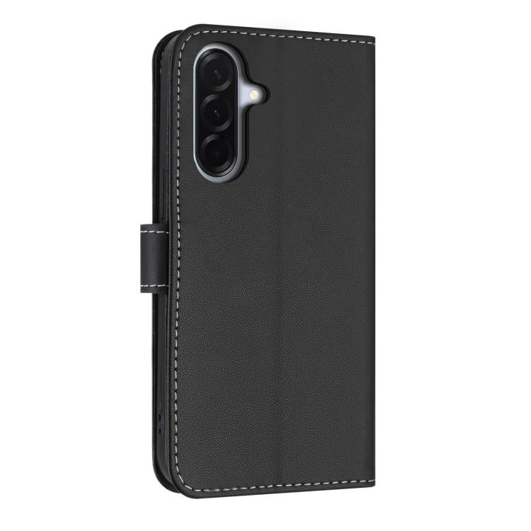 For Galaxy A27 5G Metal Bow Leather Phone Case with Hand Strap