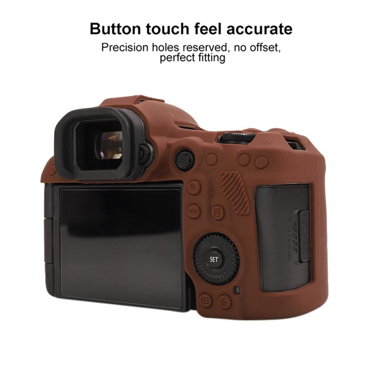 For Canon EOS R5 Mark II / R5II Glossy Soft Silicone Protective Case